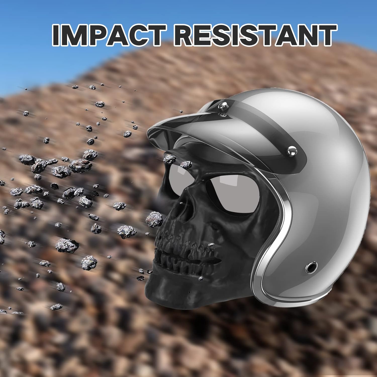 Skull Face Mask Paintball Mask Airsoft Mask Full Face Tactical Mask Goggles Mask Anti-Fog Windproof Face Mask for CS Airsoft Motocross Skiing Halloween Shooting Cosplay Cycling Party (Black) : Sports & Outdoors