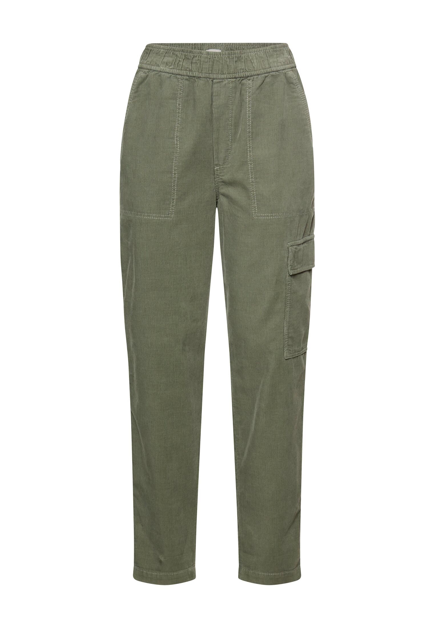 camel active Damen Cargo-Hose aus Reiner Baumwolle