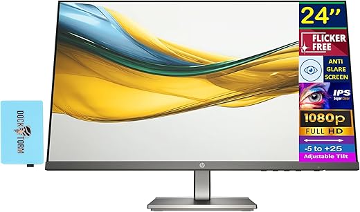 HP Series 5 524da 24″ FHD IPS 100Hz Monitor with Dock Expansion
