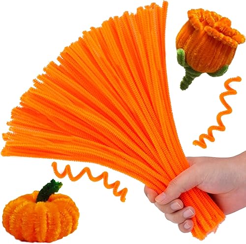 Hssugi Limpiapipas, 100 piezas de limpieza de pipas de Navidad, suministros de manualidades, limpiadores de pipas dorados, palos peludos a granel