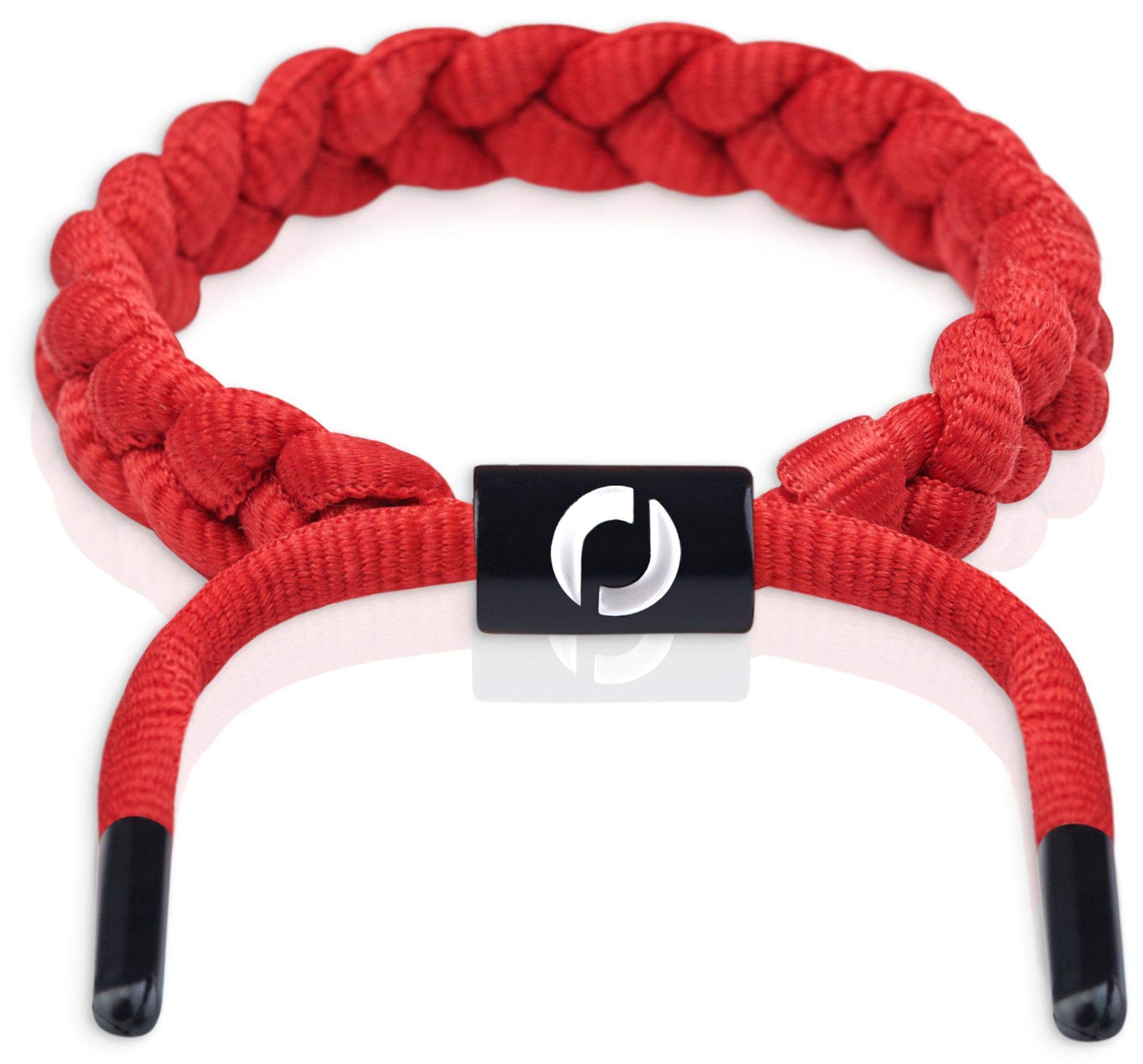 Red Rope Bracelet | Paracord Accessory | Black Clasp Red Color 7