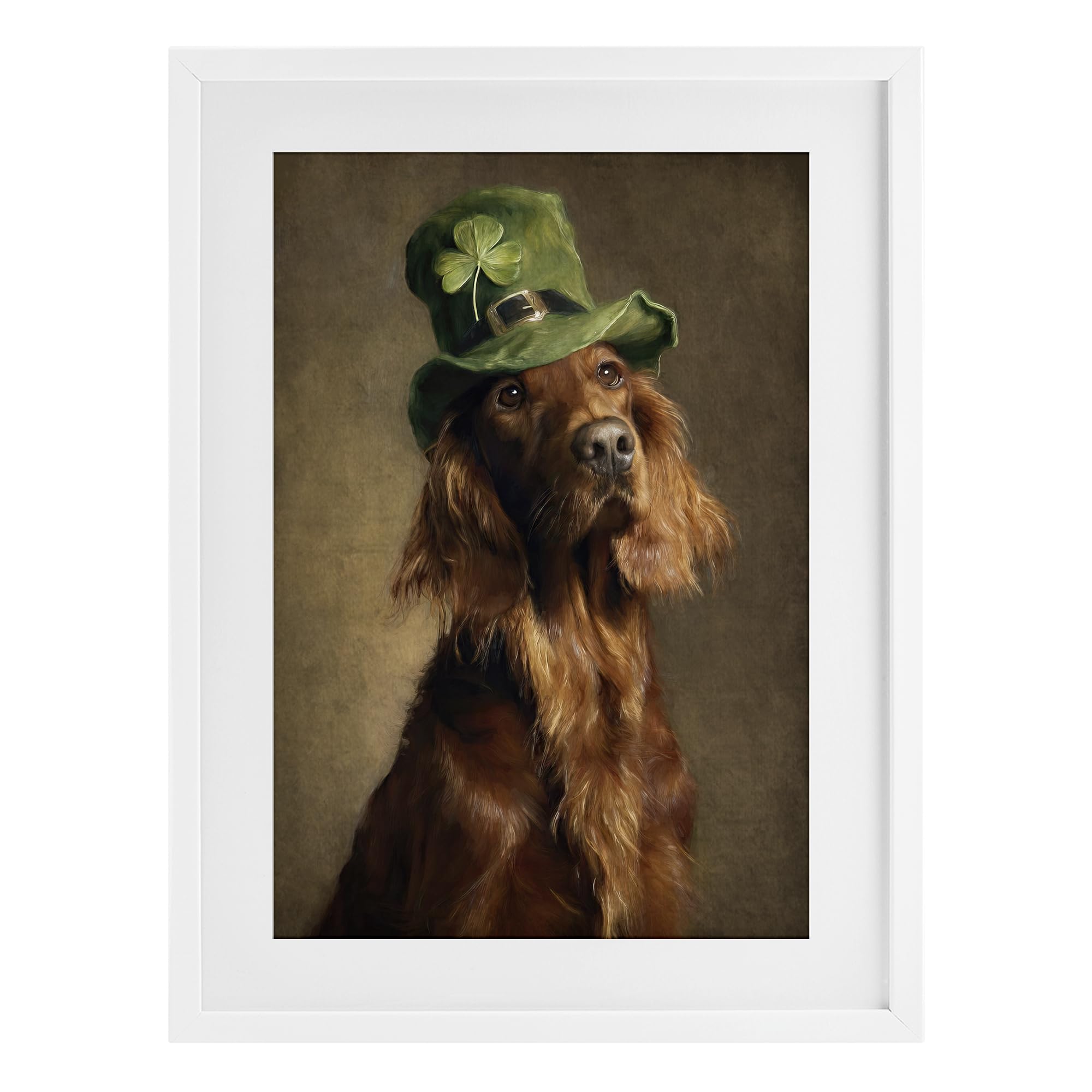 'The Irish Setter Portrait'| Framed Print Under Glass