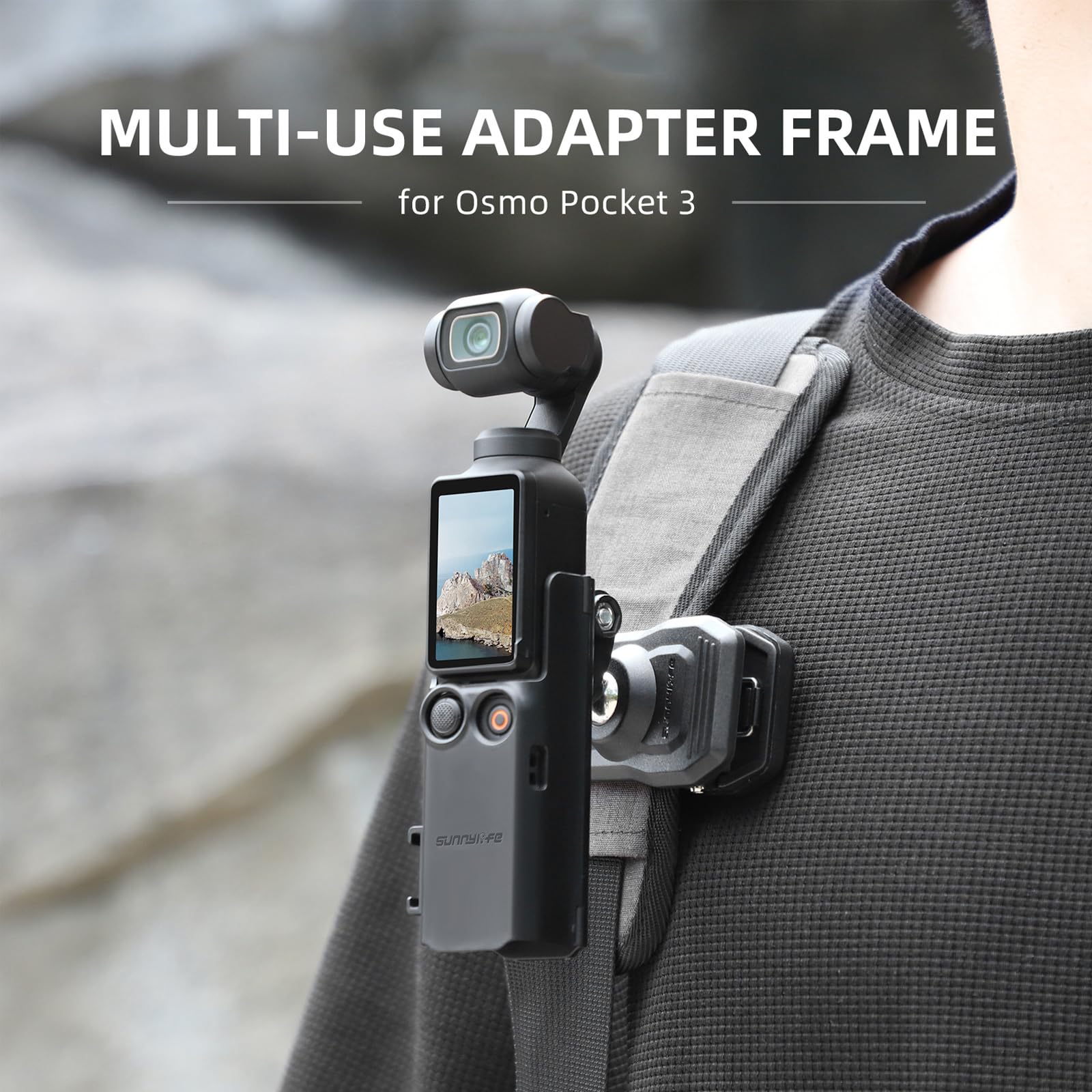 Support Adaptateur Avec Dragonne Pour DJI Osmo Pocket 3 - Extension Accessoires