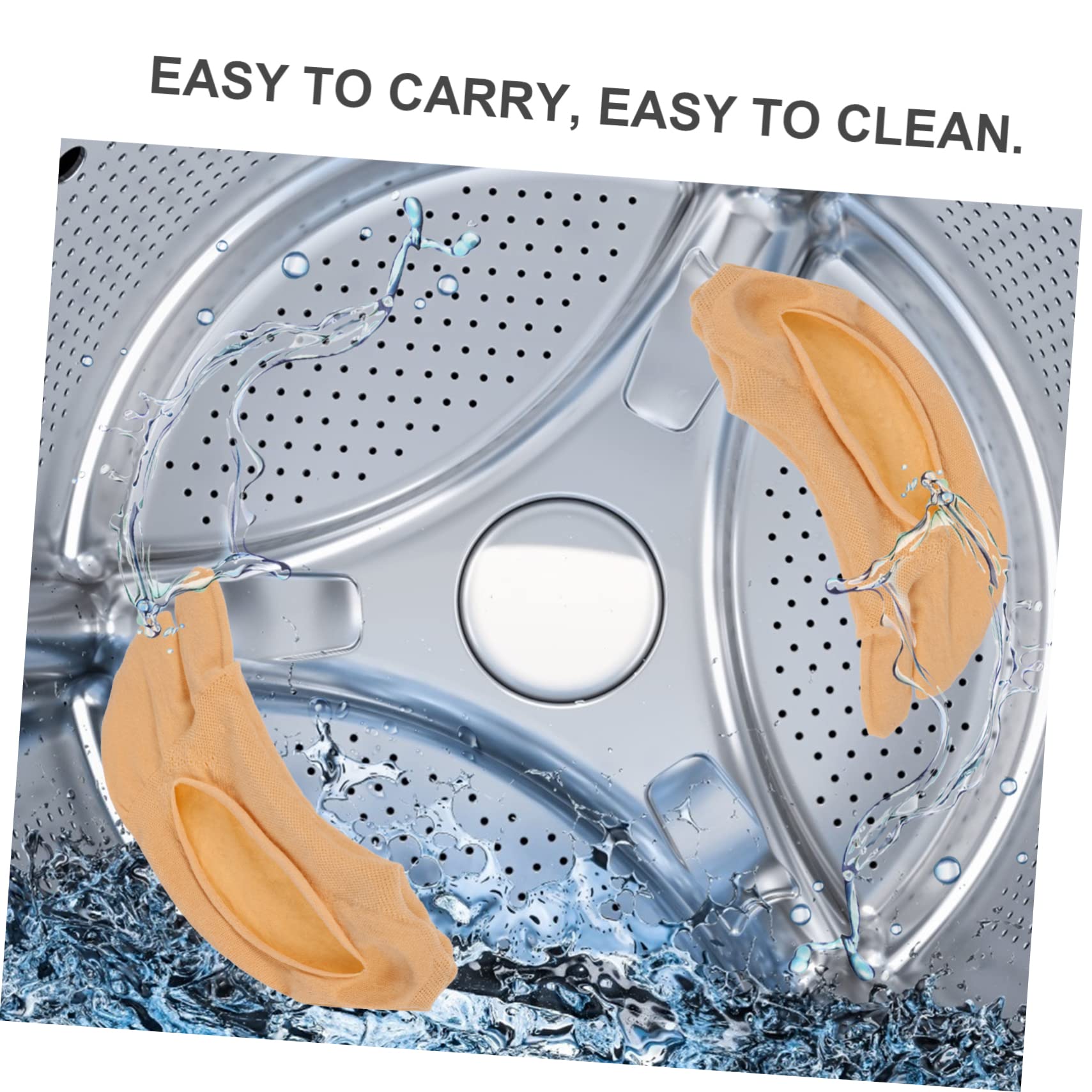 TENDYCOCO 2 Pairs Sock Toe Spreaders Slippers Toe Shoes Sole Heel Sneakers Toe Separator Split Toe Stockings Toe Pads Foot Mask for Dry Cracked Shoe Pads Inserts Nylon