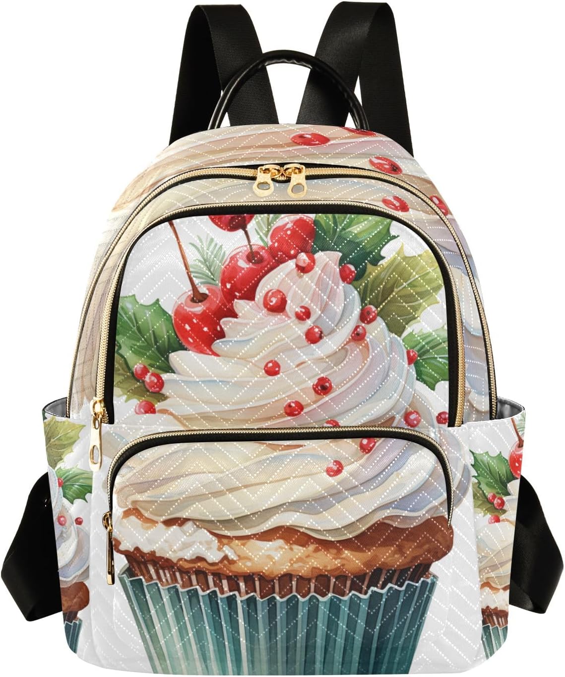 ALAZA Travel Backpack Purse for Women Fashion Anti-theft Work Casual Cupcake Daypack Shoulder Bag Medium Size