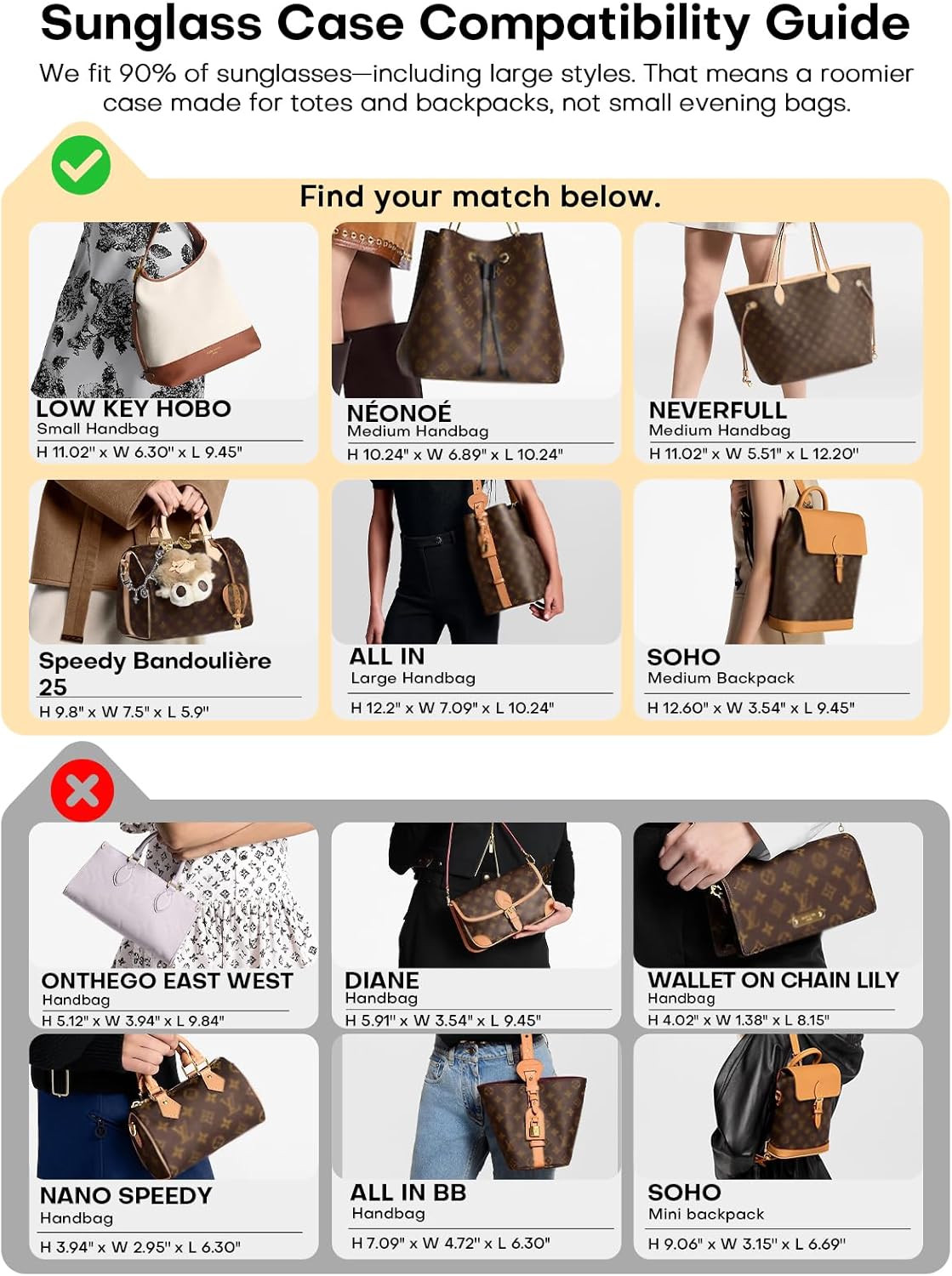 Sunglasses Travel Case Organizer Hangable for Men Women, Eyeglasses Foldable Storage Organizer - Image 4