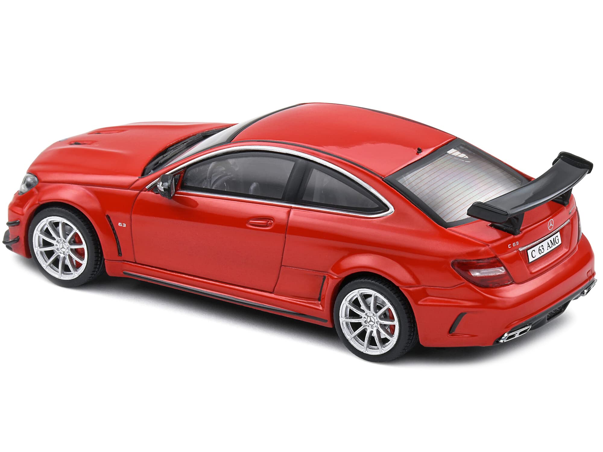 Amazon.com: 2012 MB C63 AMG Black Series Fire Opal Red 1/43