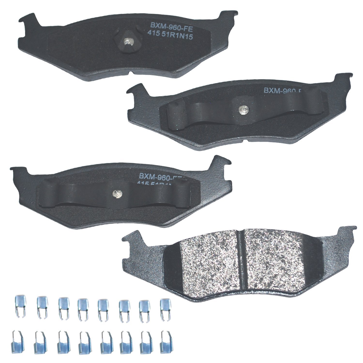 Bendix Premium SBM415 Semi-Metallic Rear Brake Pads for Select Models Chrysler Concorde,Daytona,Dynasty,Imperial,Intrepid,LeBaron,LHS,New Yorker,Phantom,Shadow,Spirit,Dodge,Plymouth,Sundance