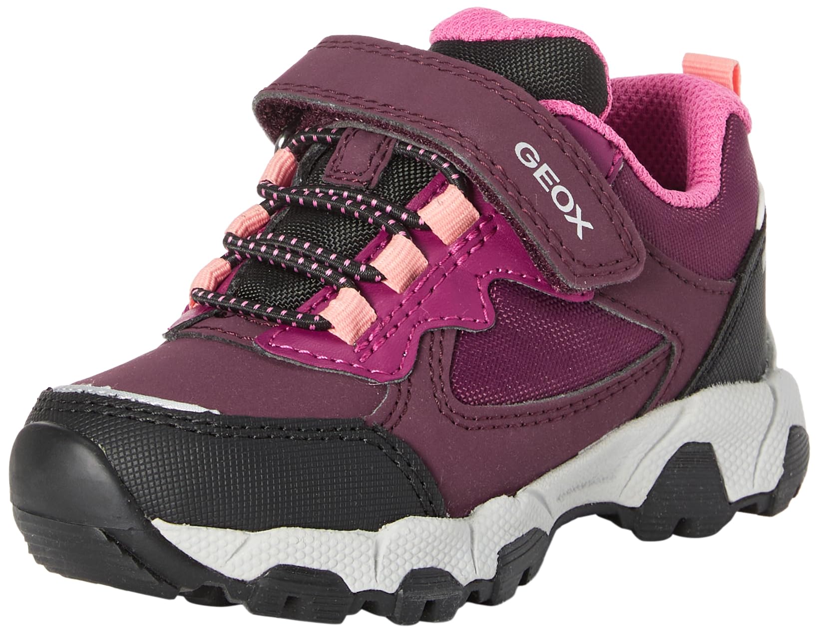 Geox Junior J Magnetar G. B ABX Sneakers Bordeaux, 35 EU