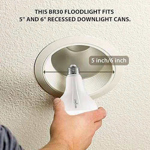 Vista 5 de Sengled Zigbee - Bombilla inteligente, funciona con SmartThings y Echo con hub integrado, control de voz con Alexa y Google Home, requiere blanco