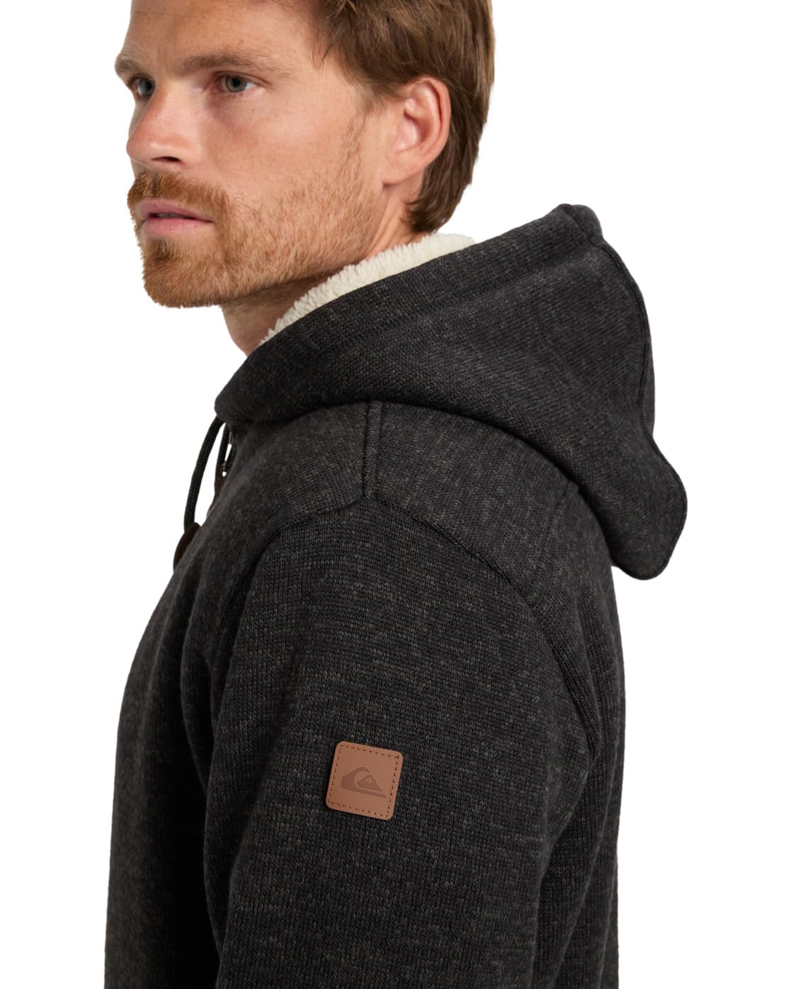Quiksilver Keller Sherpa Sweter Polarowy Czarny XL