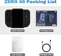 Vista 8 de MagicX Zero 40 Retro Handheld Game Console 4.0 Inch IPS Screen Linux System Sunken Dual Joystick Built-in 64G TF Card Handheld Emulator Support 4.2G