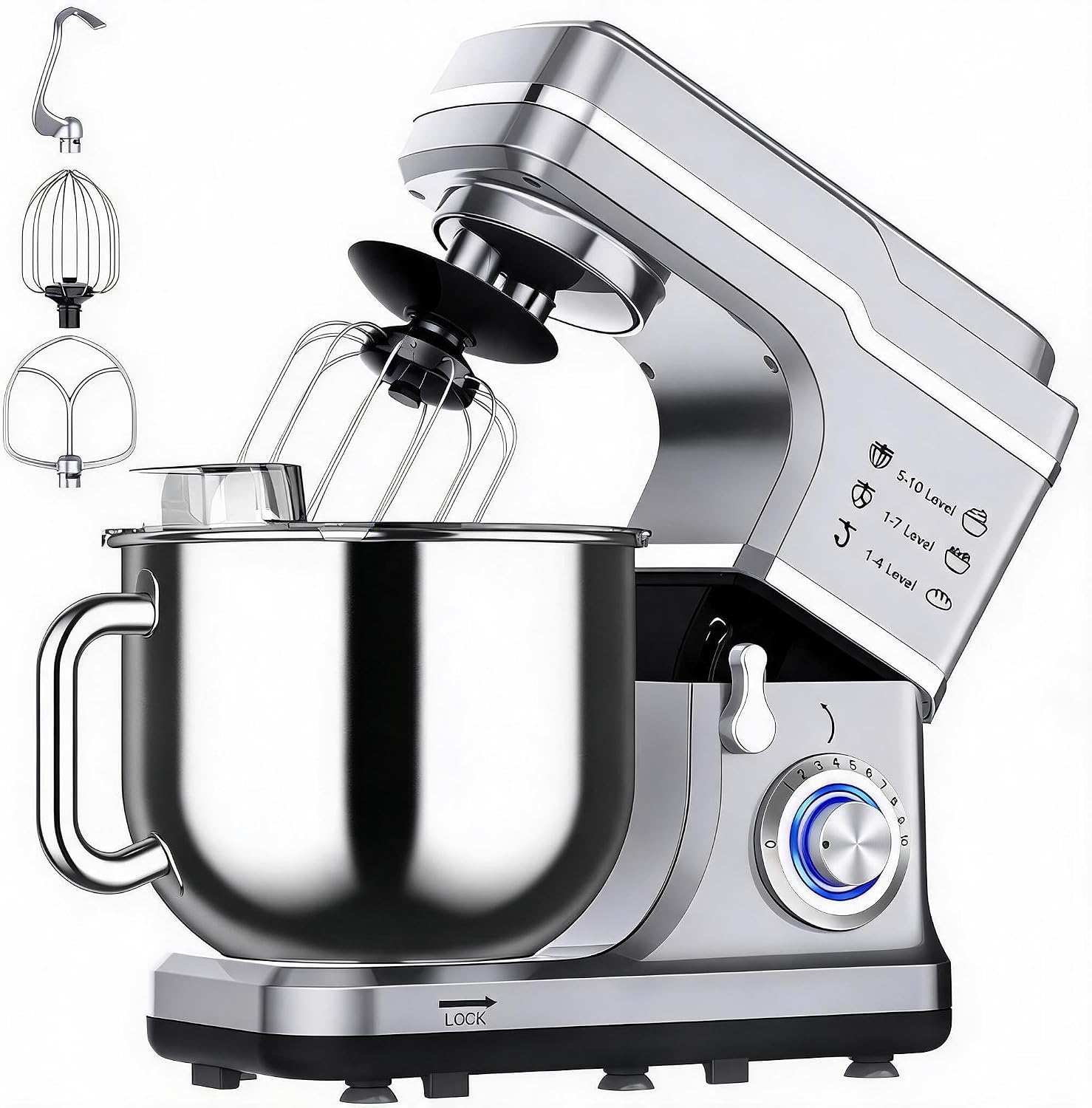 SLEKVERSA 7.5QT Stand Mixer
