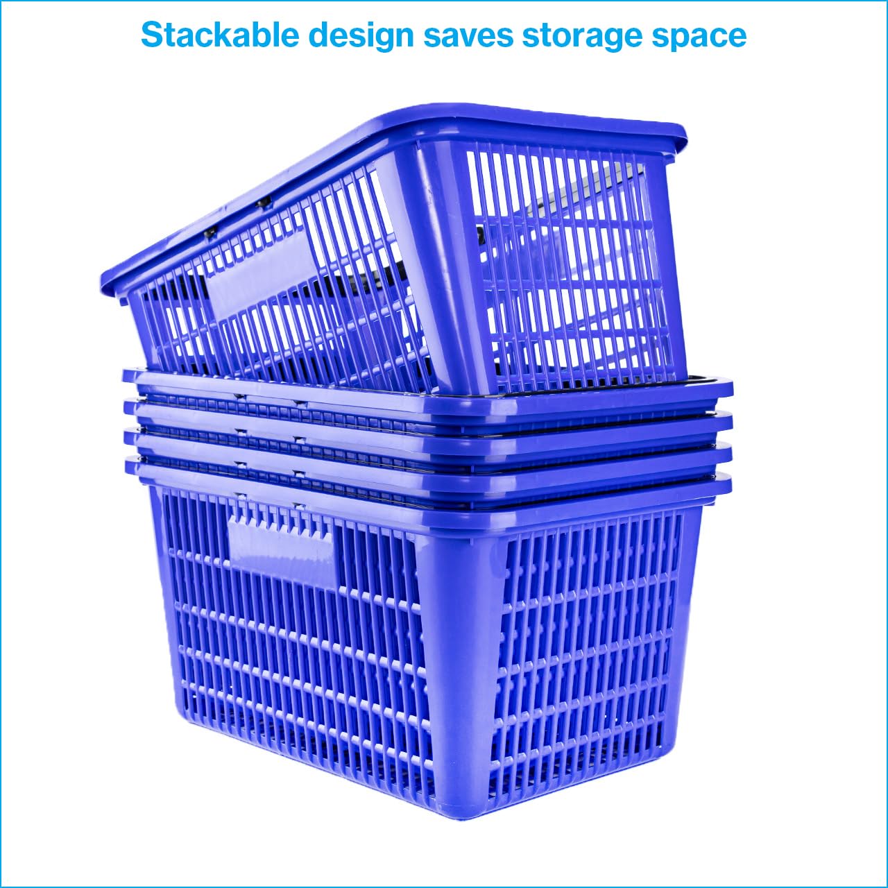Store Supply Warehouse - Cesta de la compra, color azul