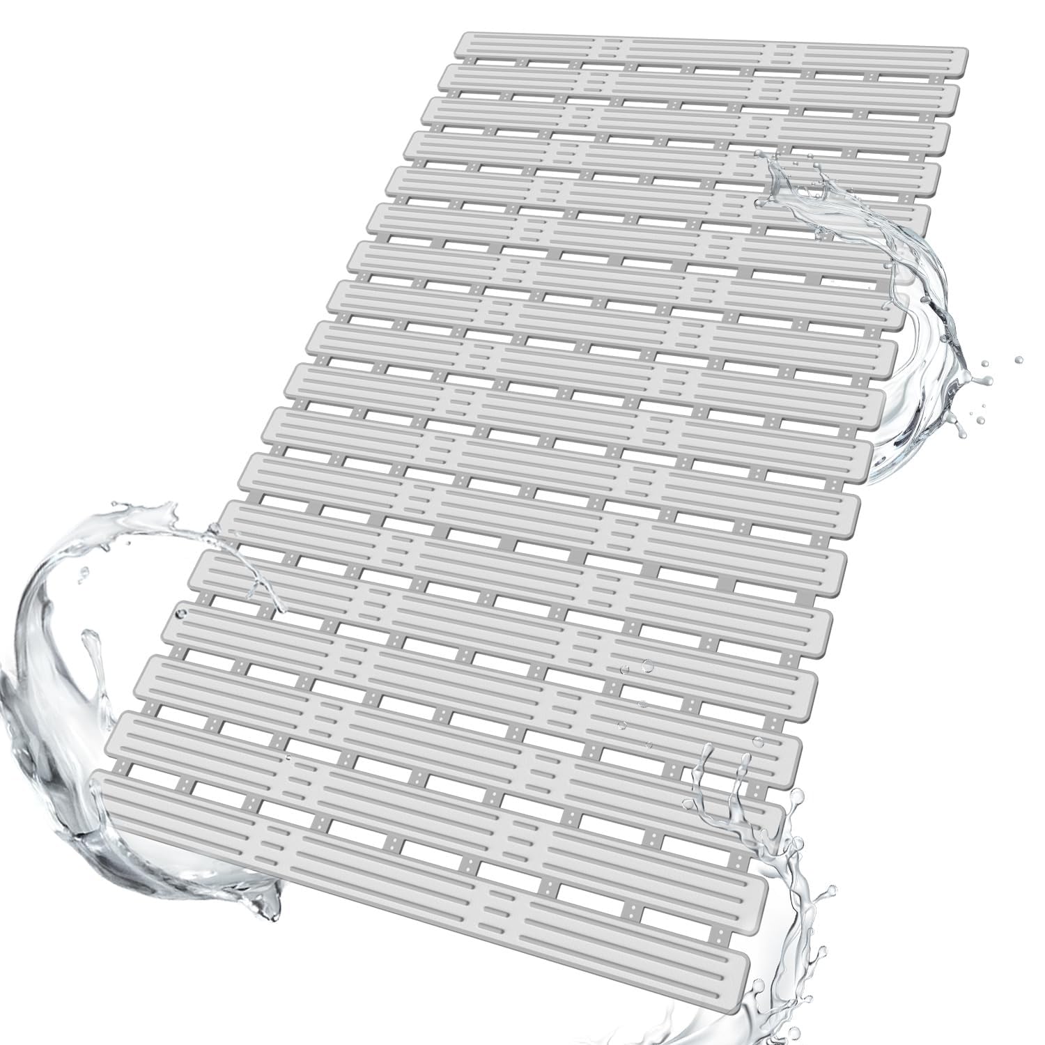 Tapis de douche antidérapant à séchage rapide pour supprimer l'humidité stagnante