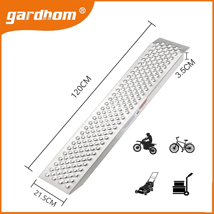 Amazon.co.jp: バイクアルミラダーレール 120CM, gardhom アルミ
