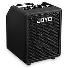 JOYO 30W Bass Amp Portable Combo Amplifier 4" Speaker with Bluetooth 5.1 + OTG Direct Recording | 3-Band EQ + Compressor | Headphone Practice for Bassist Livestream Solo Gigs (Vibe Cube BA-30, Black)