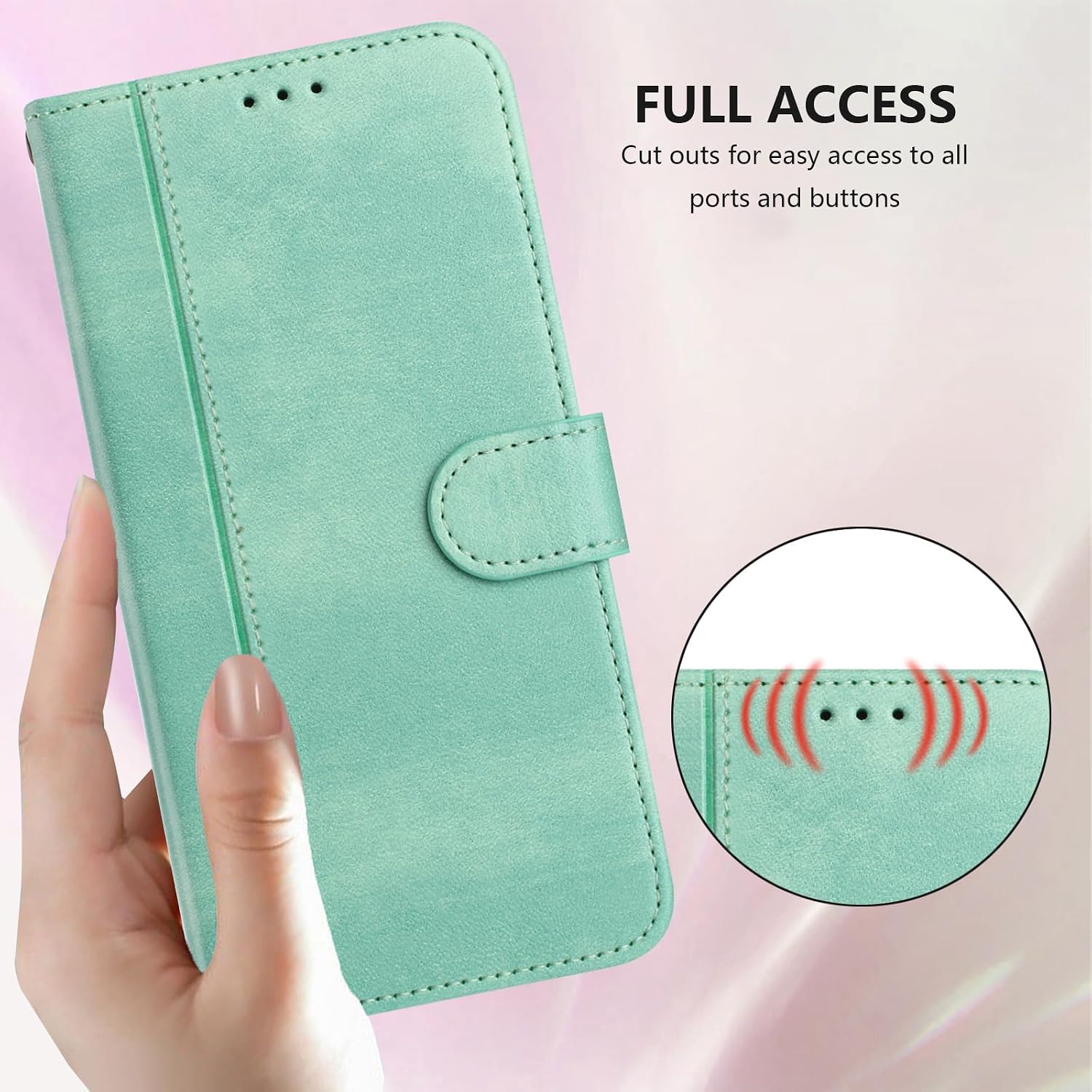 Wallet Case for 11 Mint Green image 5