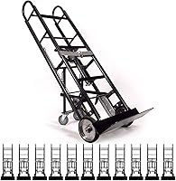 Vista 20 de US Cargo Control Carretilla de electrodomésticos resistente con escalador de escaleras y ruedas de retroceso, capacidad de 1,200 libras, camión