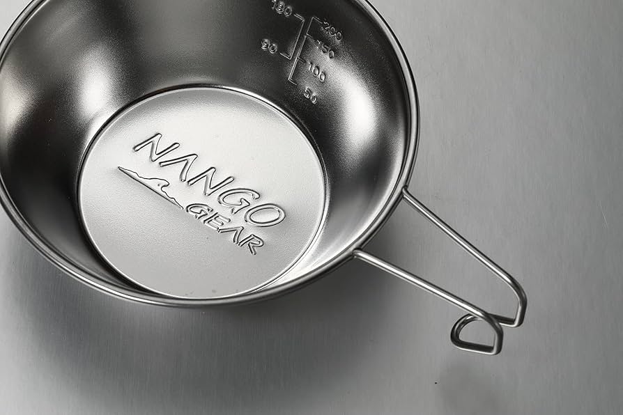 Amazon.com: NANGOGEAR 3pcs Set Stainless Steel Camping