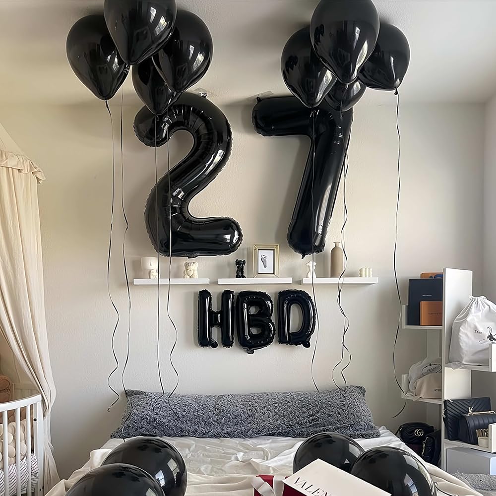 Foil Globo Número 5 Azul 40" (101cm), Inflable Helio o aire, Gigante Numeros 0-9, 10-19, 20-29, 30-100, Grande Globos Decoración para La Boda Aniversario y Cumpleaños Fiestas — view 325