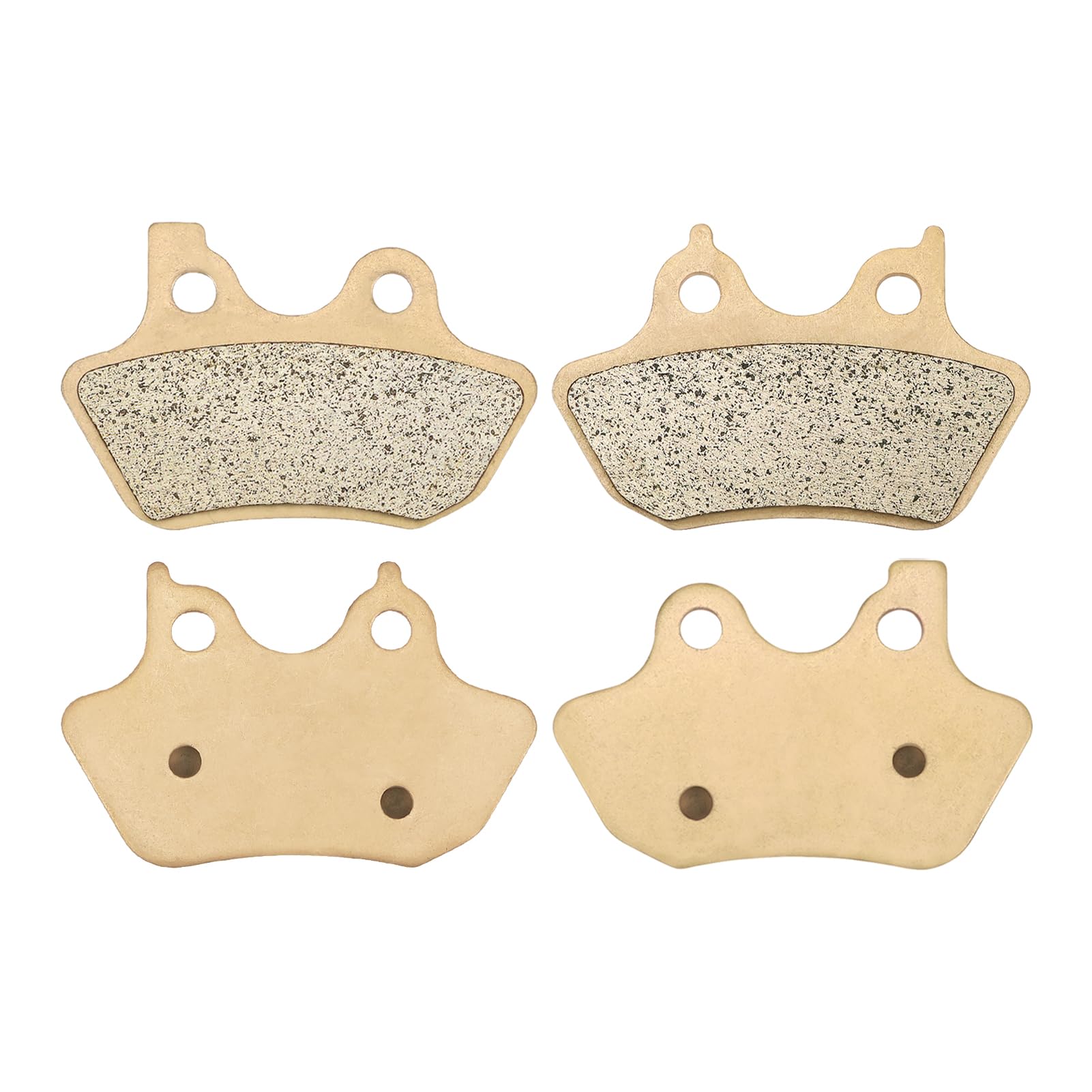 ZICOO Sintered Front & Rear Brake Pads for Harley Heritage Softail Electra Glide Road King Road Glide Dyna Low Rider Fatboy Night Train Wide Glide
