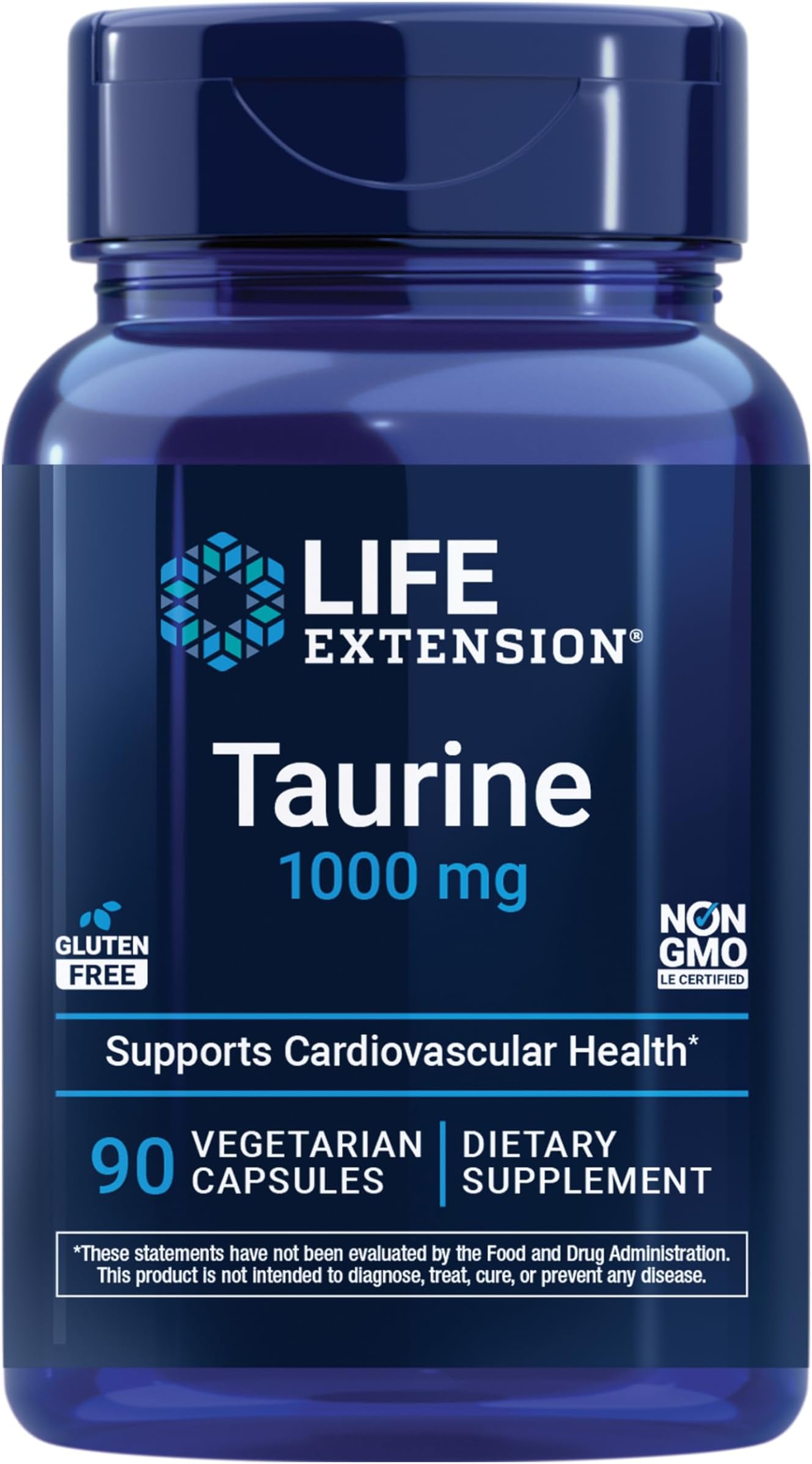 Taurine, 90 Veggie Capsules, 1000 mg