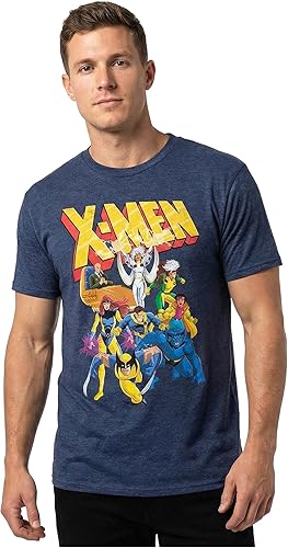 Marvel Camiseta X-Men 90s Team Wolverine Storm Jean Cinza Fera