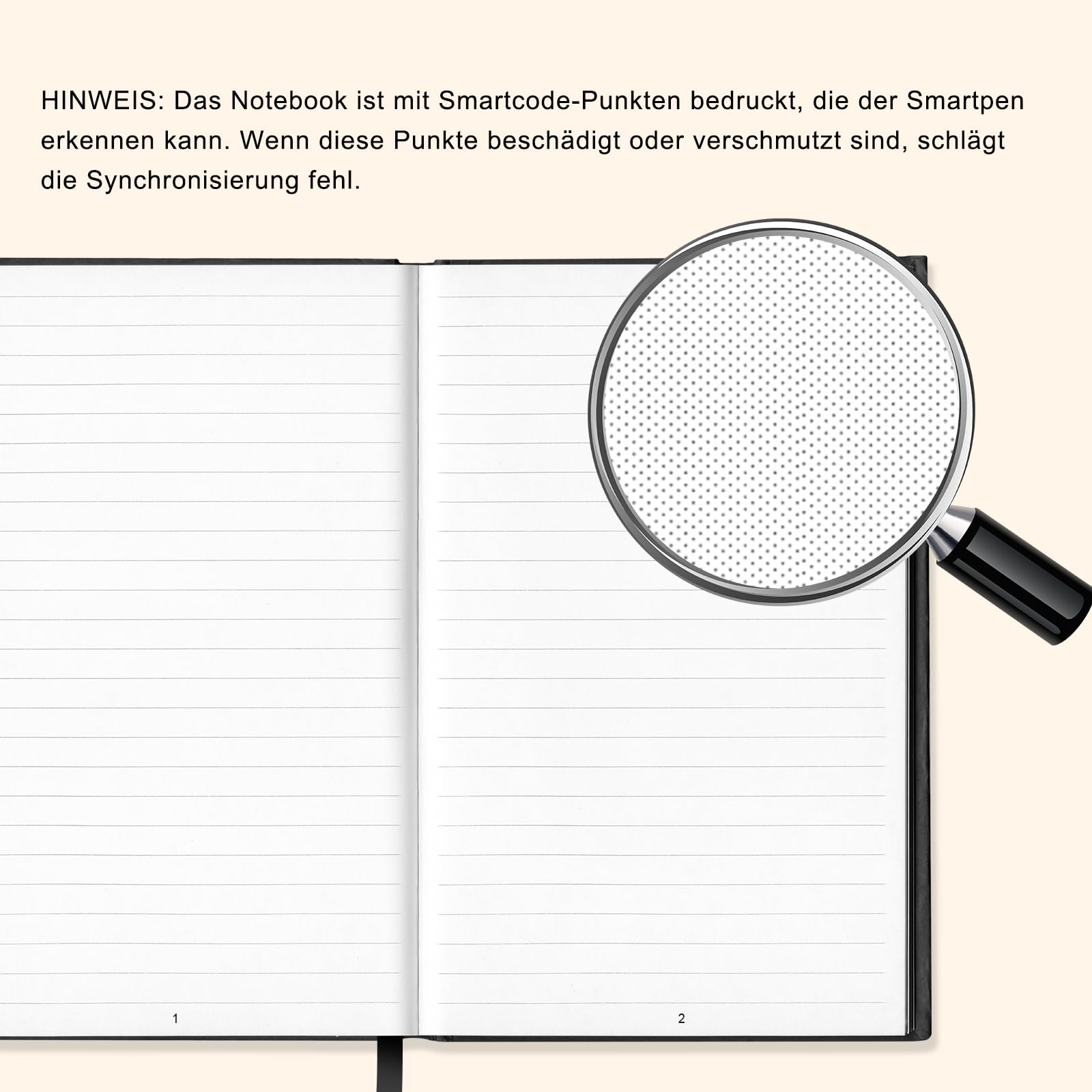 Yuan Smart Writing Set, Digitales Notizbuch + Smart Pen Bluetooth-Notizbuch | Smart Notebook Echtzeit‑Sync. Digitalisiert handschriftliche Notizen elektronischer Notizblock für Digitale Kunst und Meeting