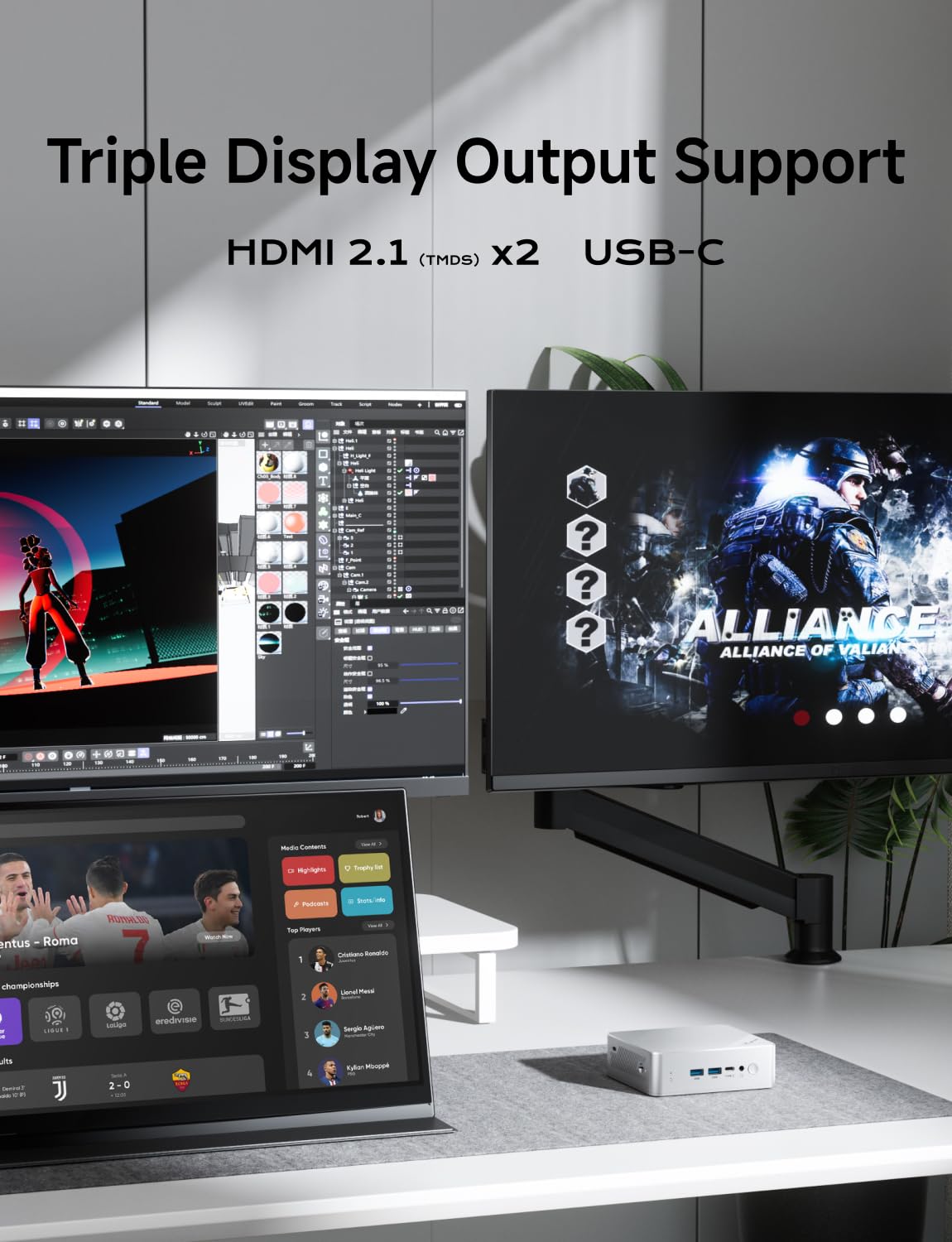 MINISFORUM UN150P Mini PC Intel N150 Processor (up to 3.60 GHz