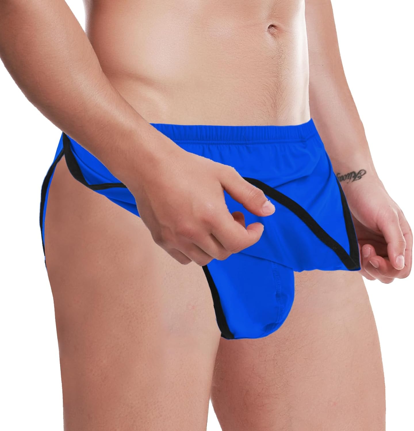 Men's Split Sides Thong Shorts - Image 7