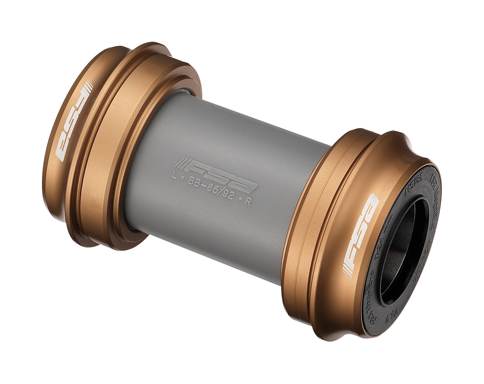 FSA PF30 for Mega Exo Road Cranks Bottom Bracket - Bronze/Grey, 24 mm/68 × 46 mm