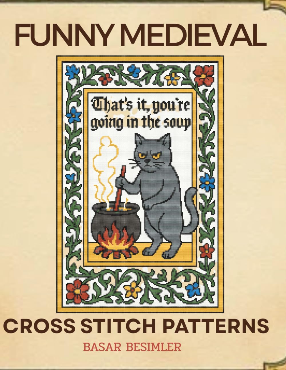 FUNNY MEDIEVAL CROSS STITCH PATTERNS: 5 Quirky Medieval Designs to Stitch