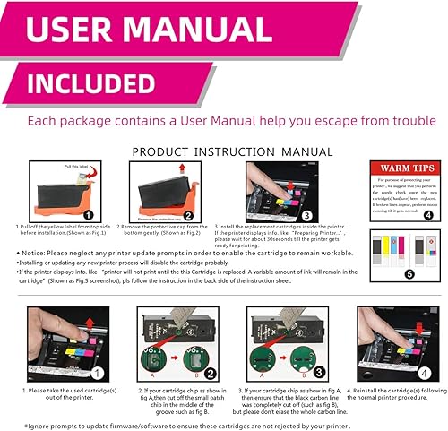 Miniatura 5 de Cartuchos de tinta compatibles de repuesto para Dell V313, V313w, V515w, V715w, P513w, P713w (negro 2 Nos y Color 1 Nos, 3 unidades)