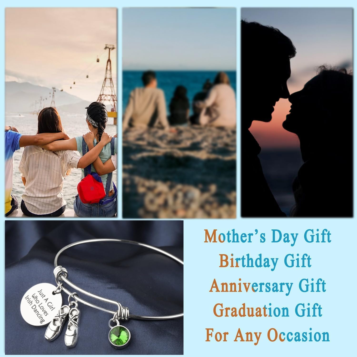 Gzrlyf Irish Dance Bracelet Irish Dancing Gifts Irish Step Dance Charm Irish Dancer Jewelry - Image 6