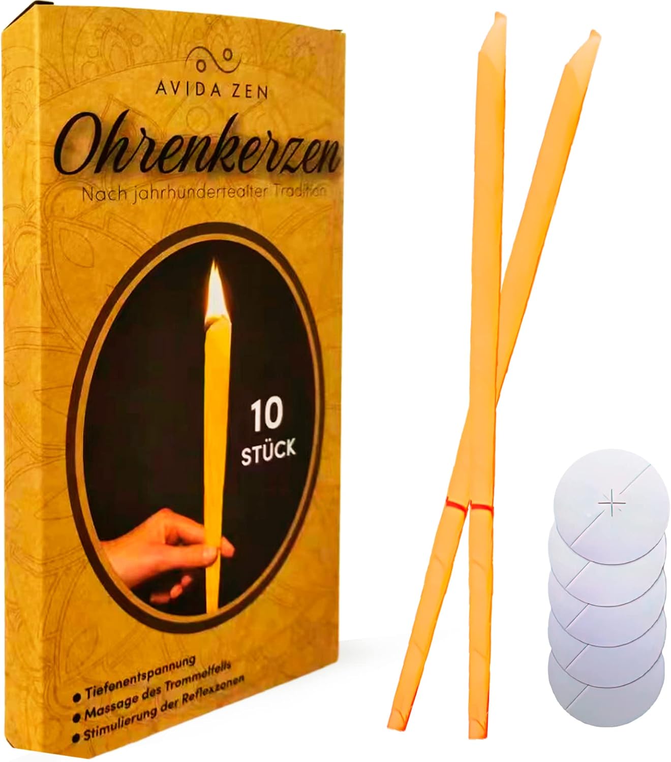 Ohrkerzen Bienenwachskerze Ohrreiniger (Neu (gemäss Beschreibung)) In