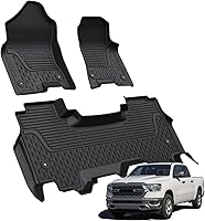 Vista 17 de LASFIT Alfombra de maletero en elastómero termoplástico para camioneta para todo tipo de clima, forro de carga, ajuste personalizado, negro
