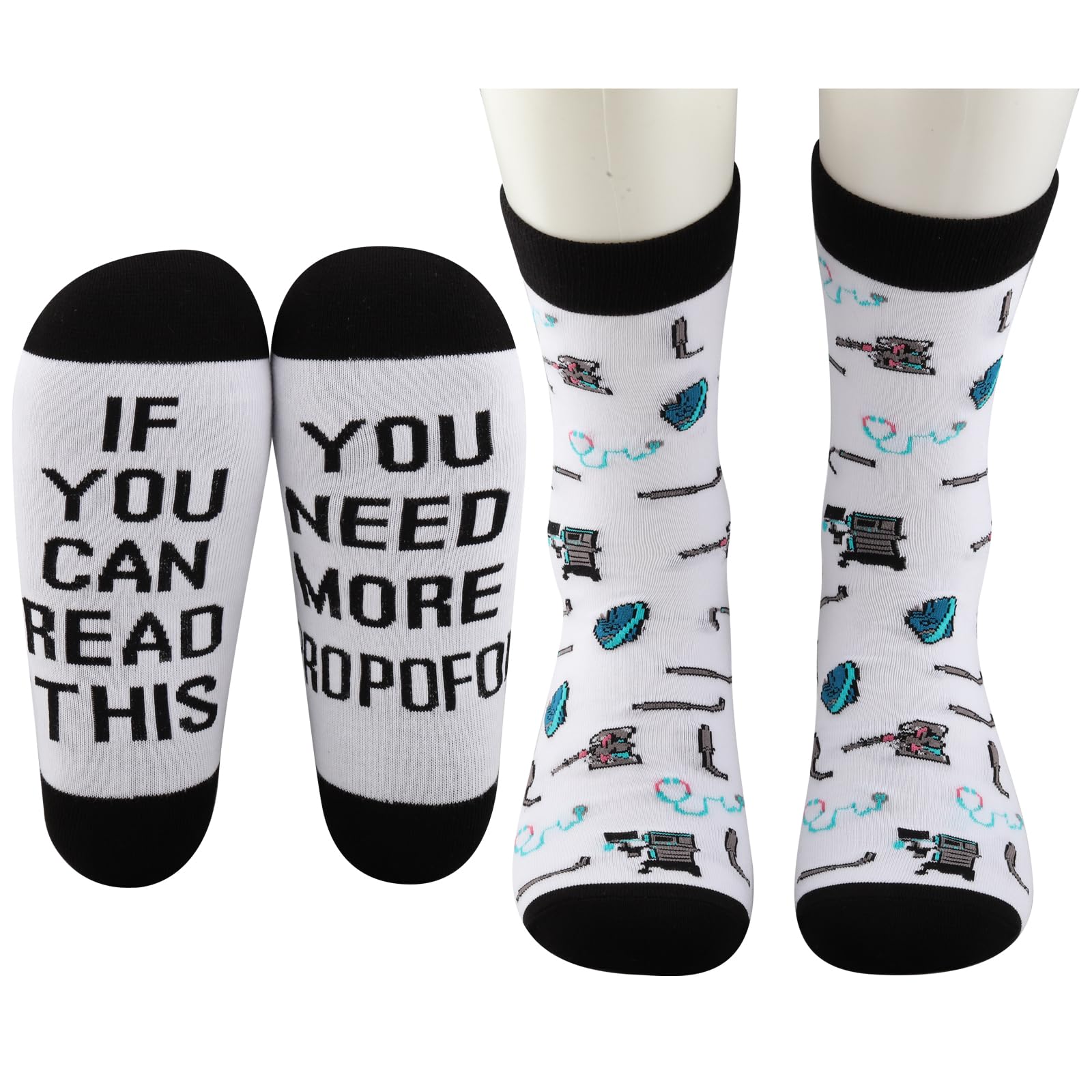 JNIAP Anesthesiologist Socks Anesthesia Technologist Gifts Anesthesia Tech Socks Anesthesia Assistant Gifts
