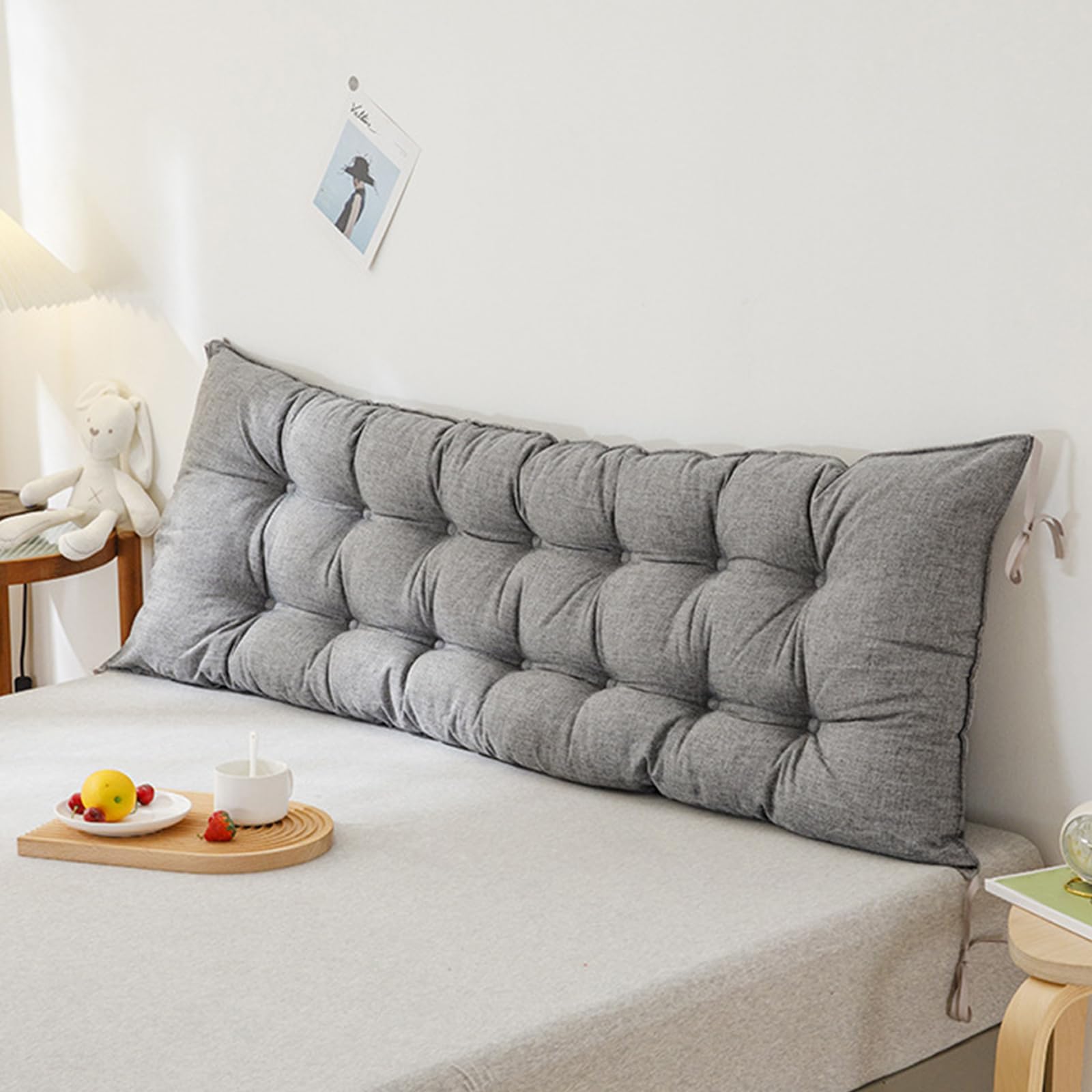 C,150x50cm, Cuscino da Lettura Schienale Testata Letto Divano Grande Rettangolare Cuscino Schienale Cuscino Lettura Testiera Lavabile Cuscino da Parete per Divano Letto
