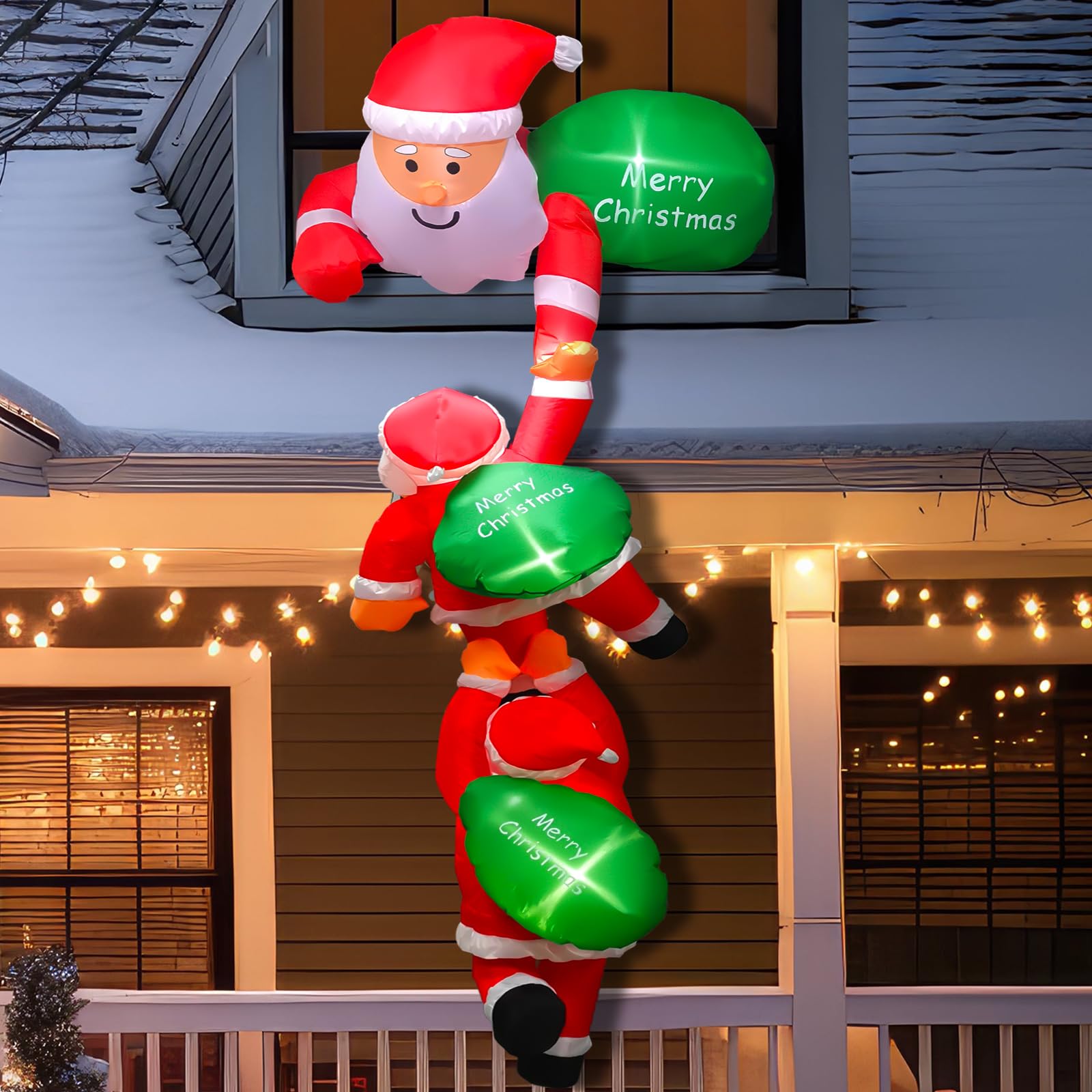 Amazon.co.jp: 8フィート クリスマス 吊り下げ式 装飾 クリスマス