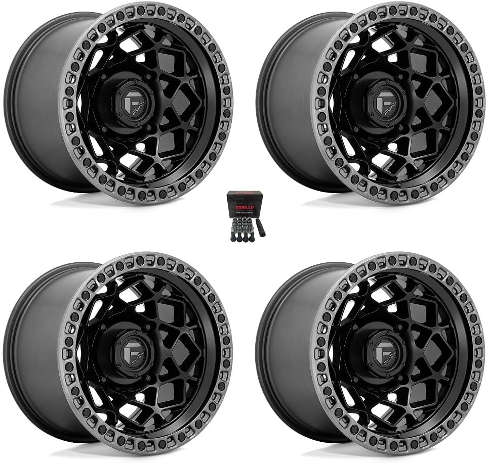 Fuel Unit 15" Wheels Black Can-Am Maverick X3 / Pioneer 1000