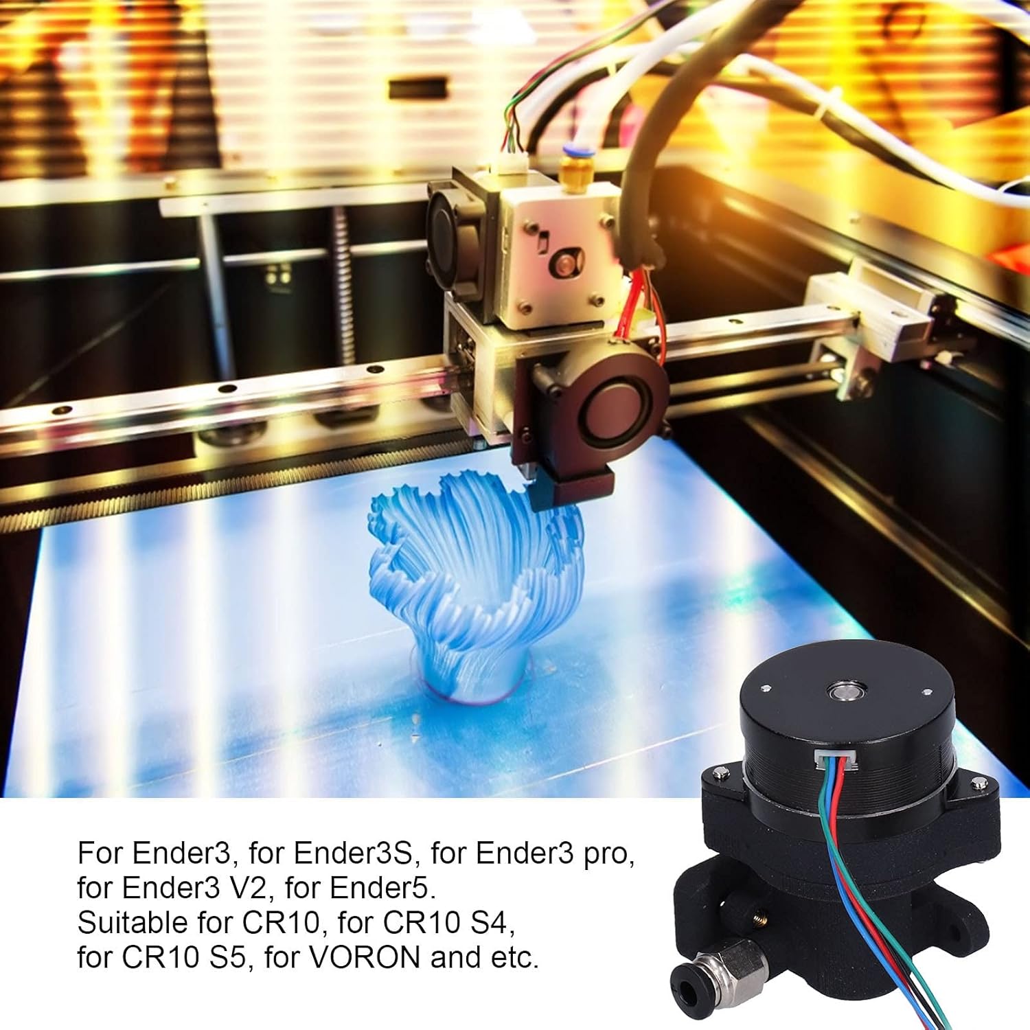 review Orbiter Extruder Kit SLS Replacement Part Accessory Set V1.5 for Ender3 3D Printer Aluminium Alloy Material, 3D Printer Extrusion HeadPrinter Extrusion Head