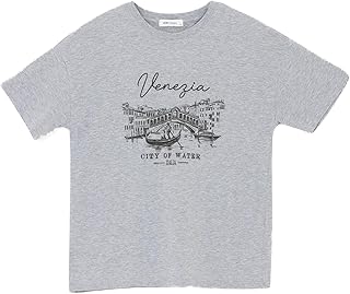 LC WAIKIKI S4FC74Z8-EFN-1 Crew Neck Short Sleeve Printed Women's T-Shirt