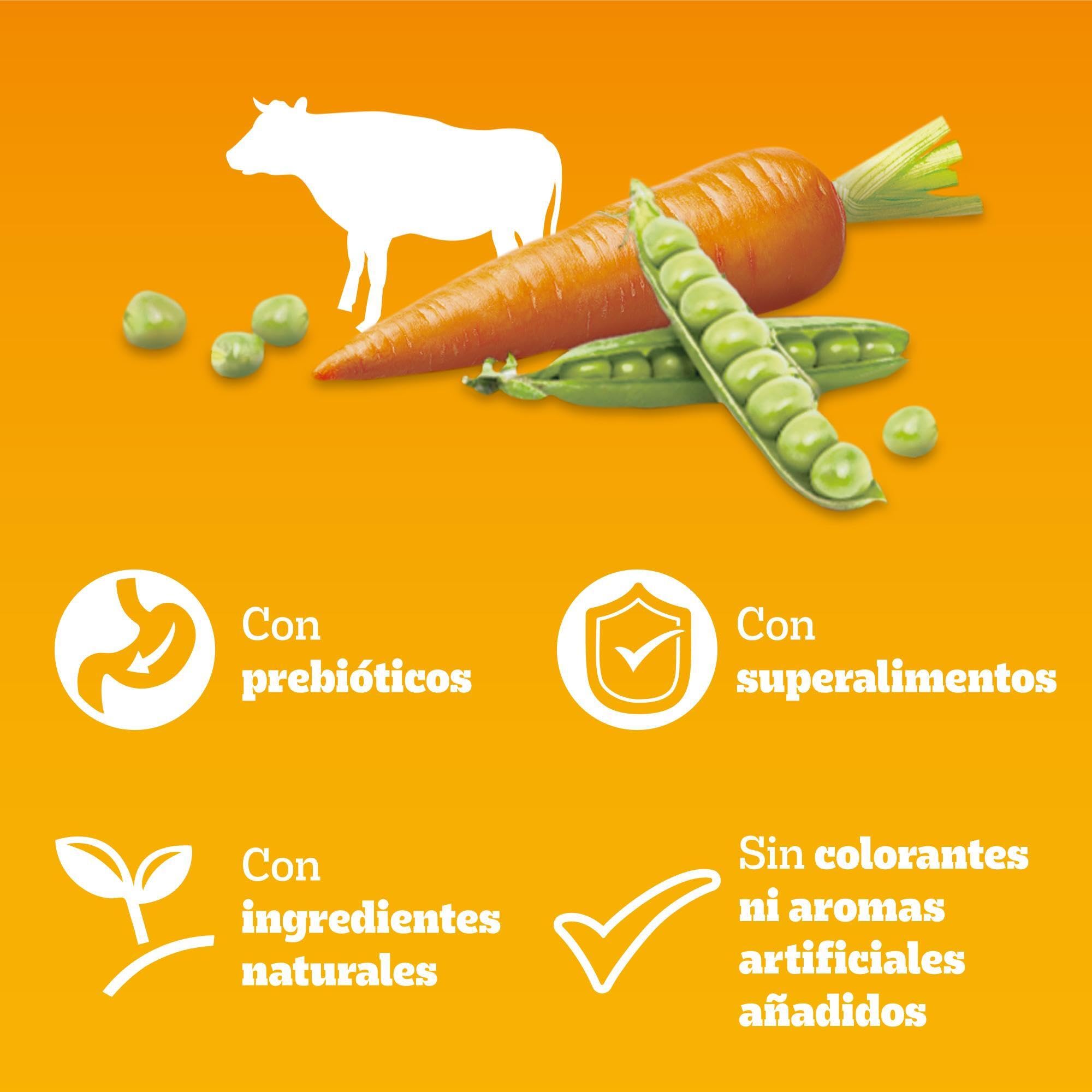 PEDIGREE Complete Comida Perros Pequeños y Mini Adult Buey Verduras (Pack de 6 x 1,4kg)