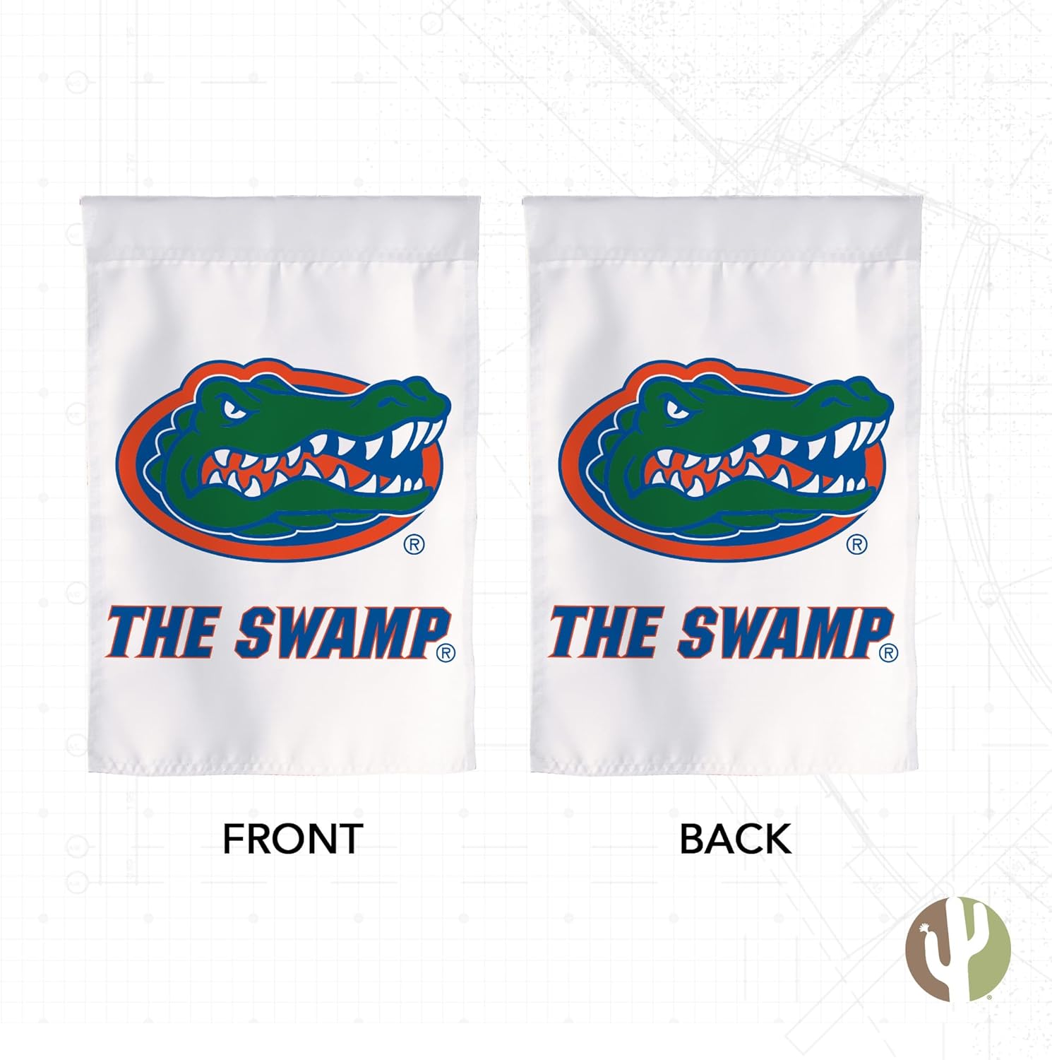 Desert Cactus University of Florida UF Garden Flag – 19 x 12 inch Florida Gators Banner, For Outdoor Display and Events (Design V) - Image 2