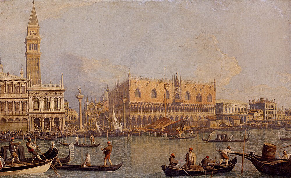 Veduta Del Palazzo Ducale reproduction Canaletto extra large papier mat