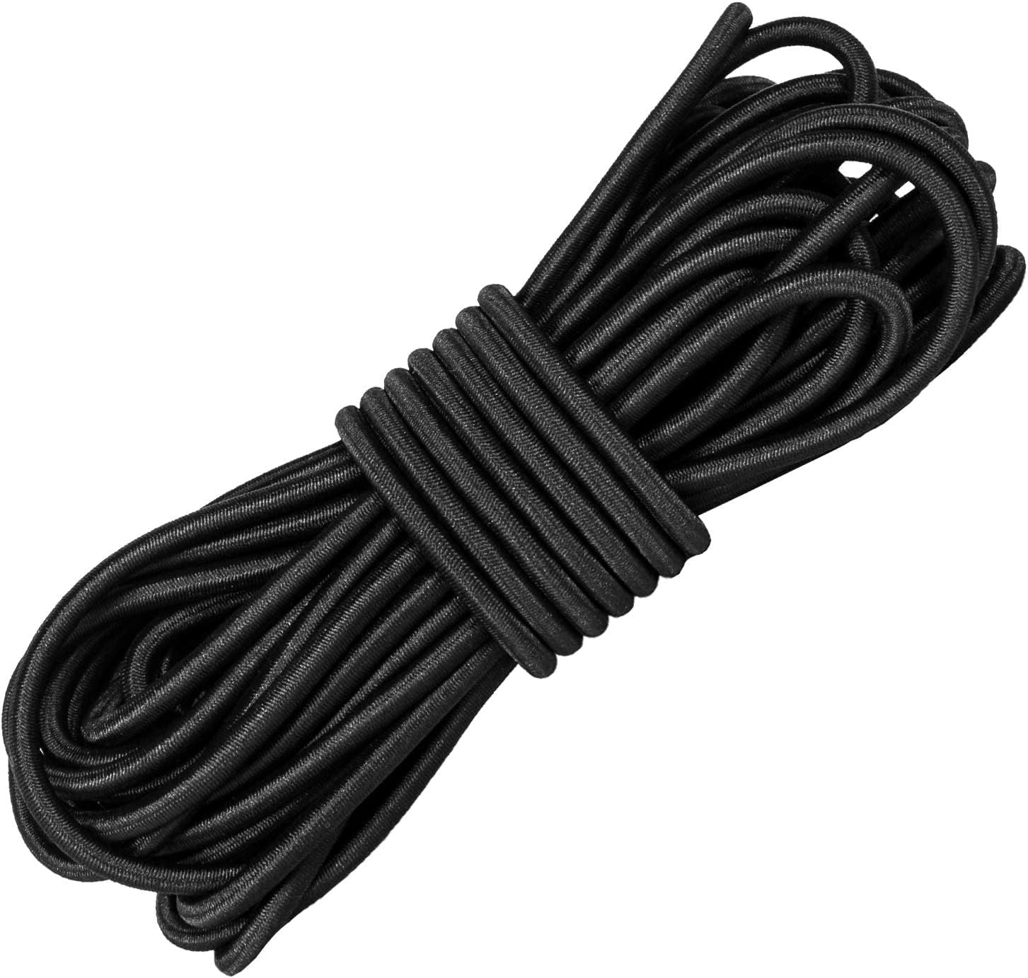 32ft Elastic Bungee Shock Cord 5/32" (4mm) Marine Grade Stretch Rope – Heavy Duty UV Resistant Bungee Cord for Kayak Deck Rigging, Boat, Cargo Tie Down, Camping, DIY Projects