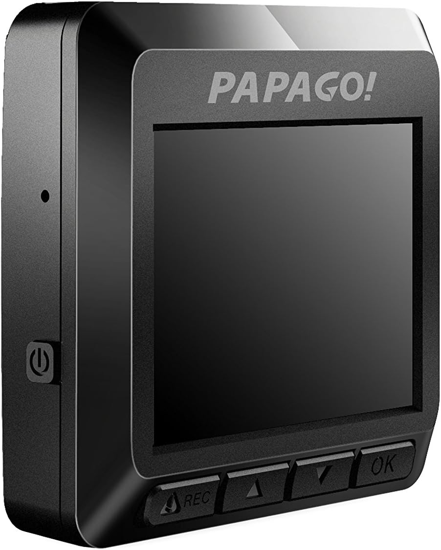 PAPAGO GoSafe 388 Side View with Screen and Buttons
