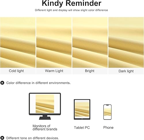 Miniatura 8 de uxcell Paquete de 2 fundas de almohada de microfibra suave serie 1800 con cremallera estándar (20 x 26 pulgadas), color dorado