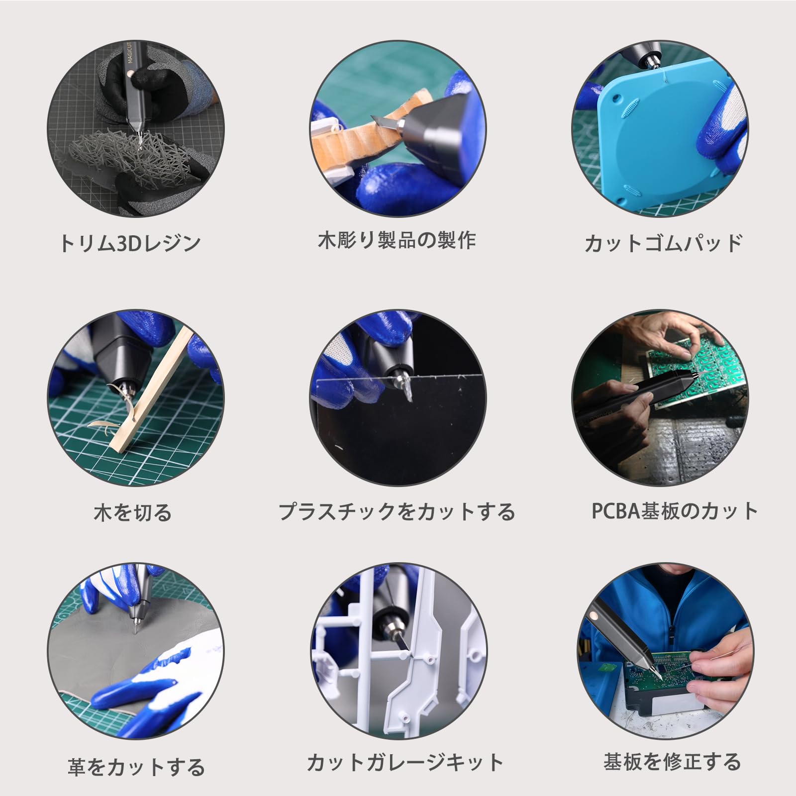 Amazon | 40 kHz超音波切断機、多機能ハンドヘルドプロセス切断ツール